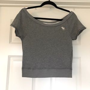 Abercrombie Cropped Sweatshirt T-Shirt